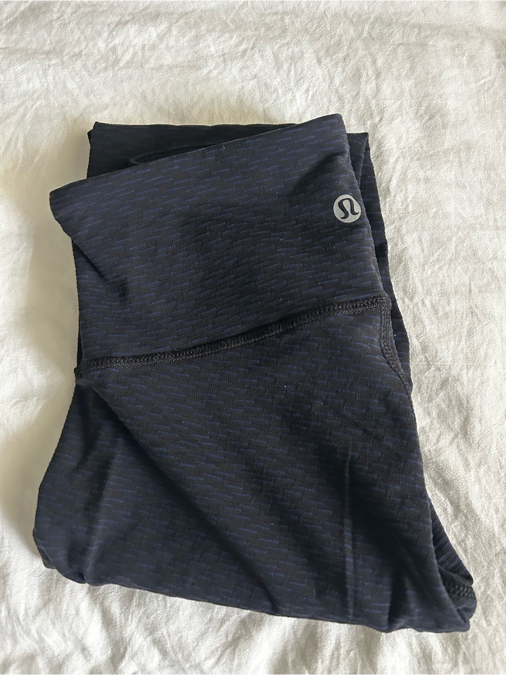lululemon athletica Navy (pattern) Yoga Leggings